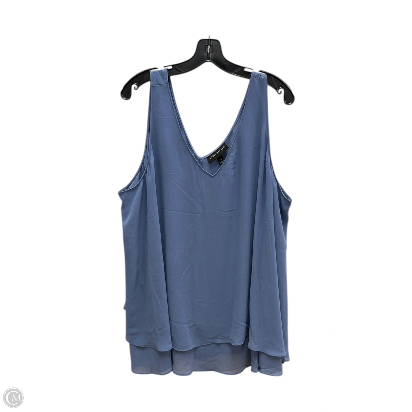 Top Sleeveless By Lane Bryant In Blue, Size: 24