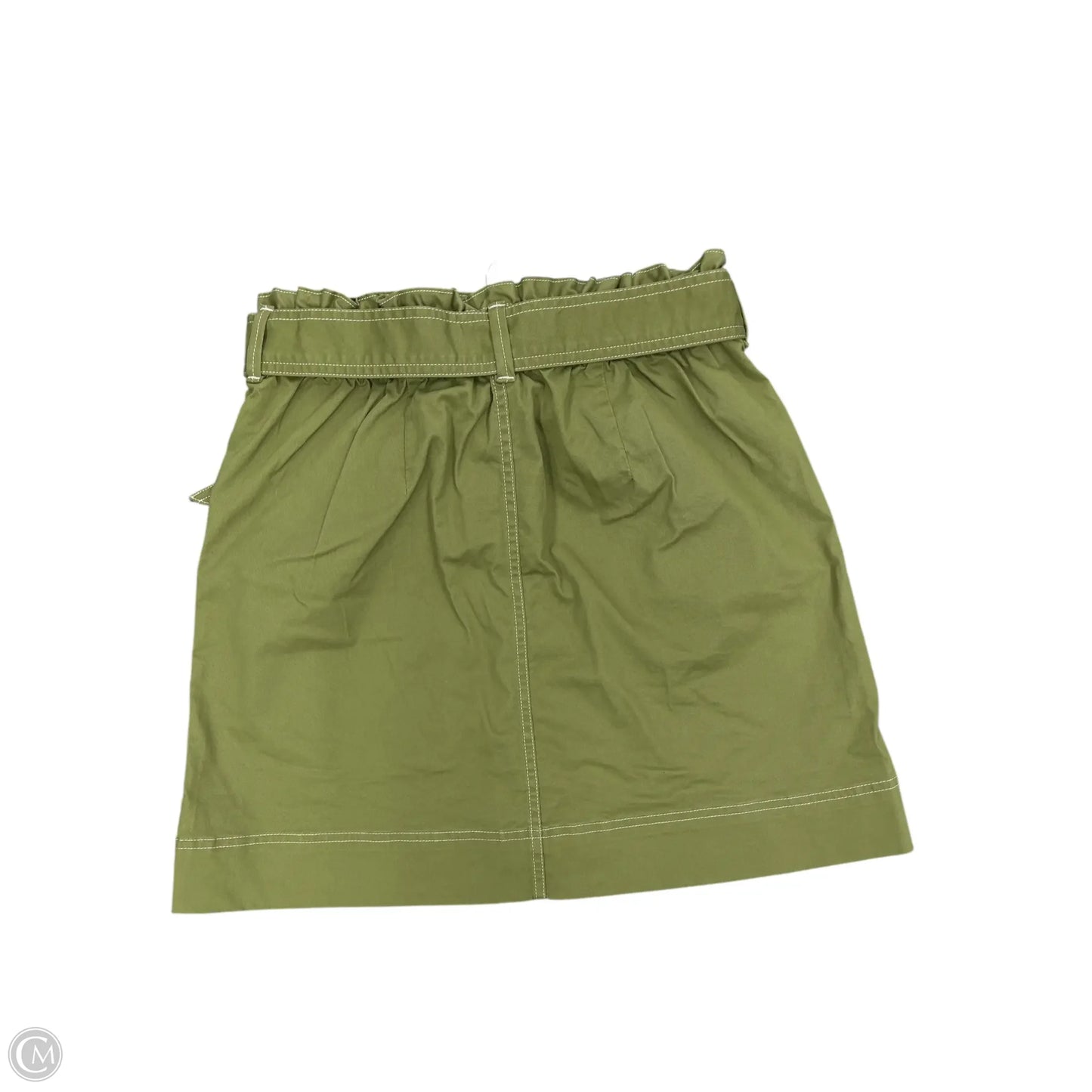 Skirt Mini & Short By Free Assembly In Green, Size: S