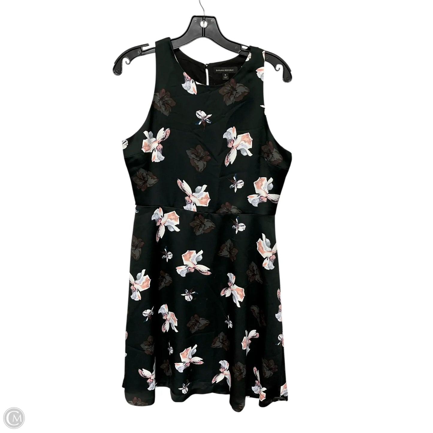 Dress Party Short By Banana Republic In Black & Pink, Size: 8