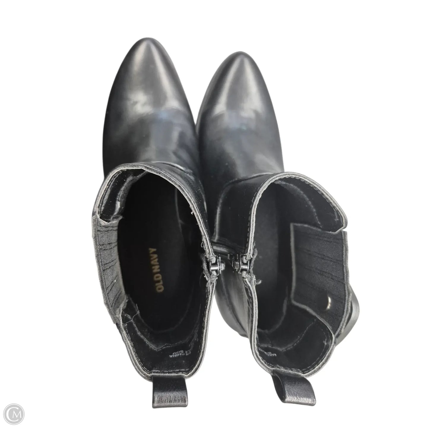 Boots Ankle Heels By Old Navy In Black, Size: 7