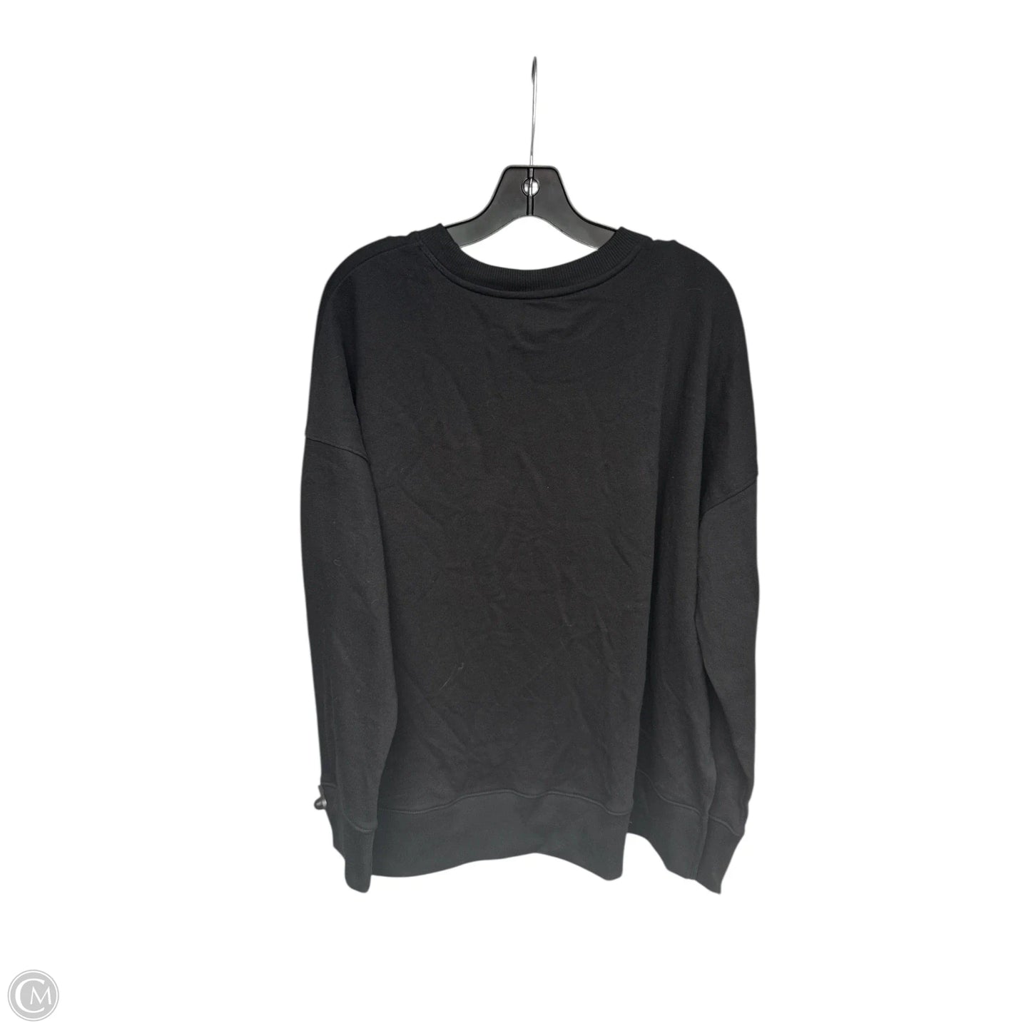 Sweatshirt Crewneck By Time And Tru In Black, Size: L