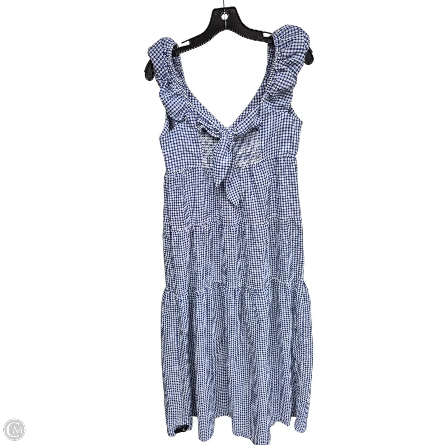 Dress Casual Maxi By Old Navy In Checkered Pattern, Size: M