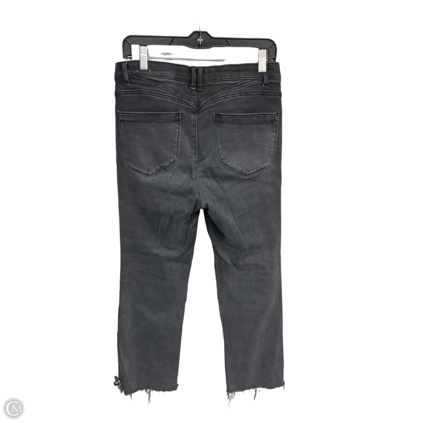 Jeans Straight By Wit & Wisdom In Black Denim, Size: 8