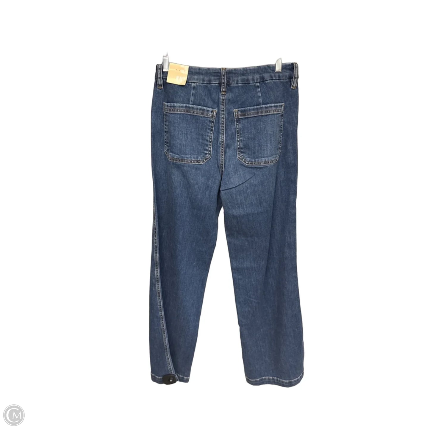 Jeans Wide Leg By Kut In Blue Denim, Size: 4