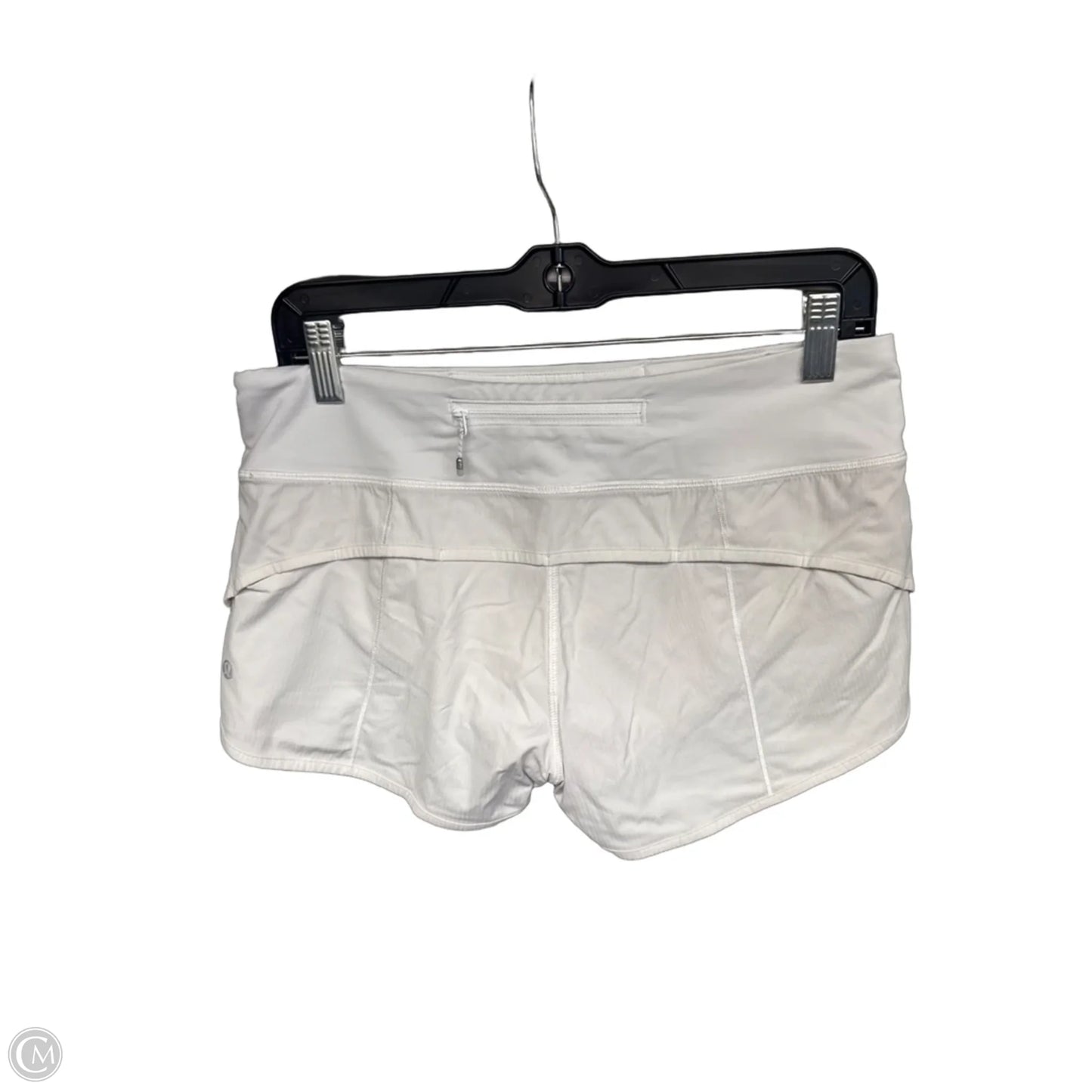 Athletic Shorts By Lululemon In White, Size: 6