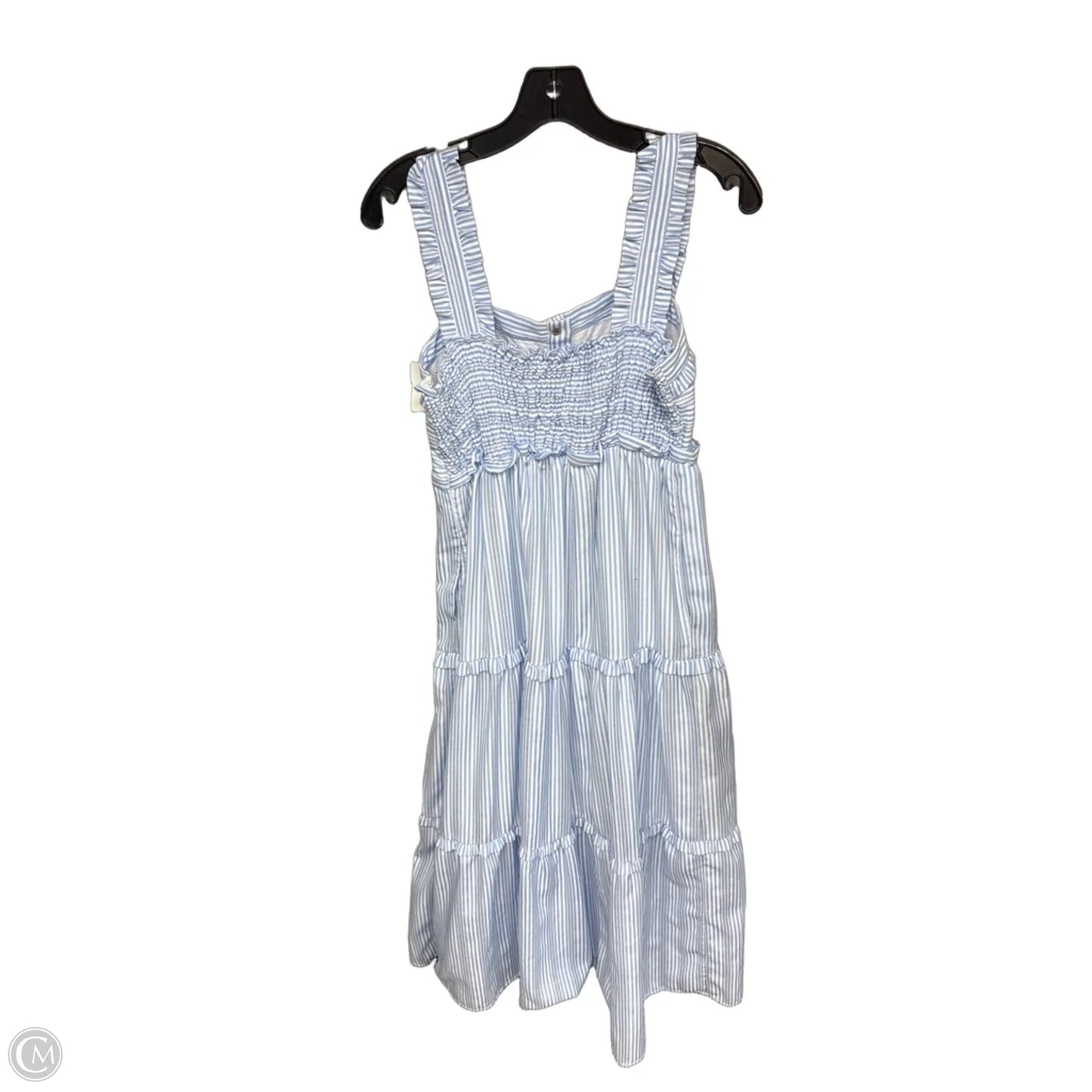 Dress Casual Maxi By Clothes Mentor In Blue & White, Size: S