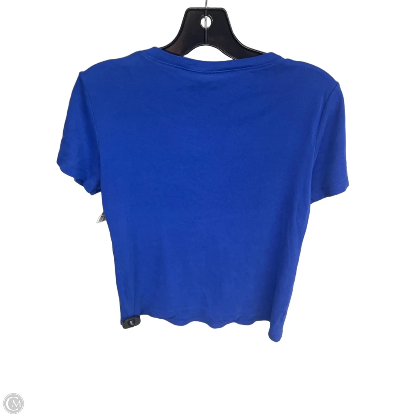 Top Short Sleeve By Karen Scott In Blue, Size: S