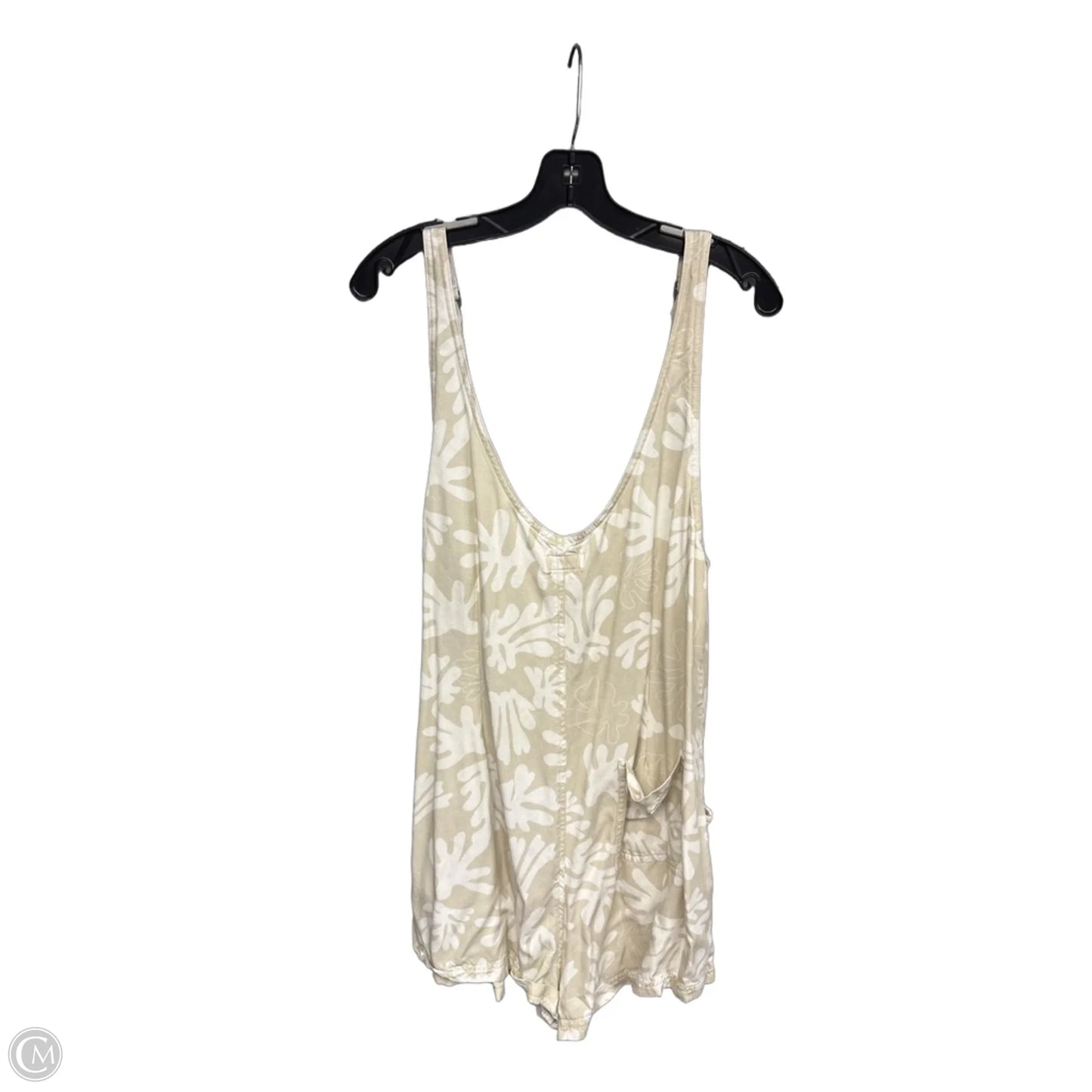 Romper By Clothes Mentor In Cream & White, Size: M