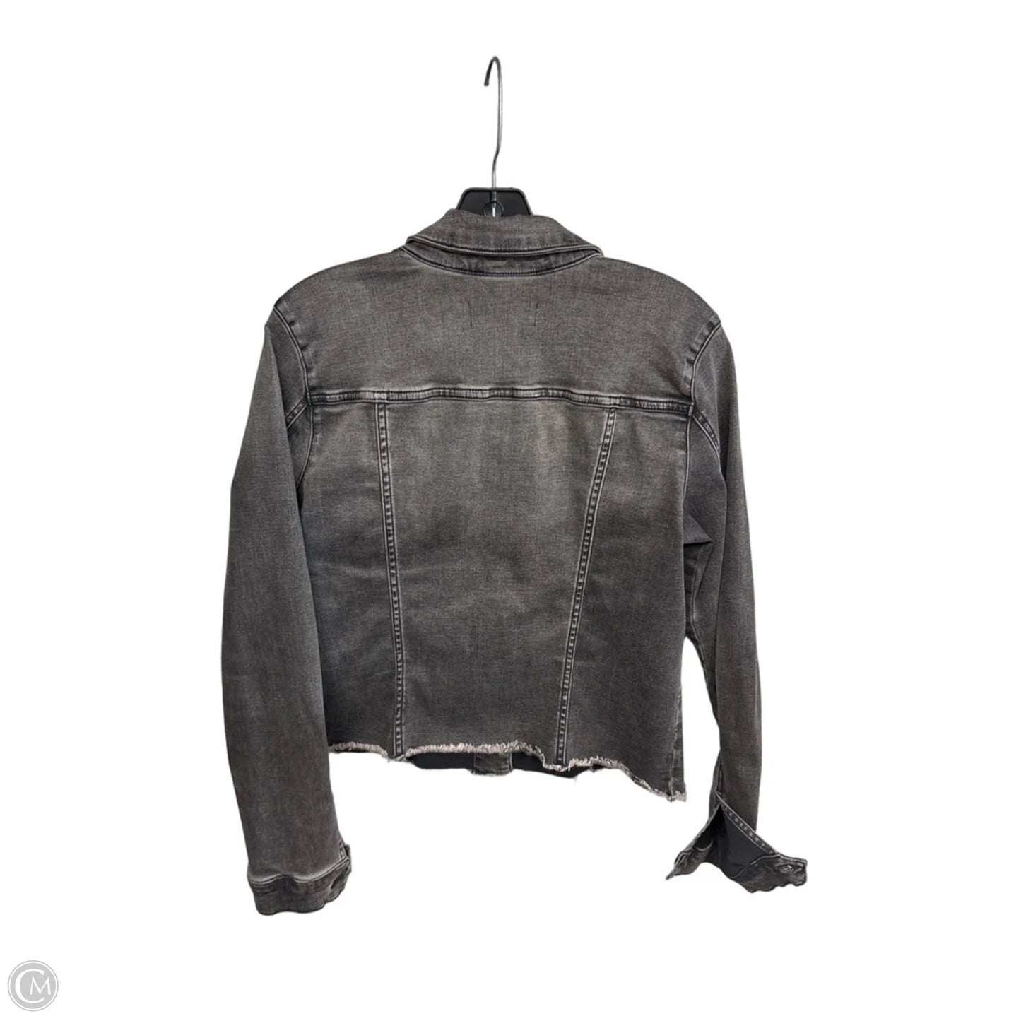 Jacket Denim By Kut In Black, Size: L