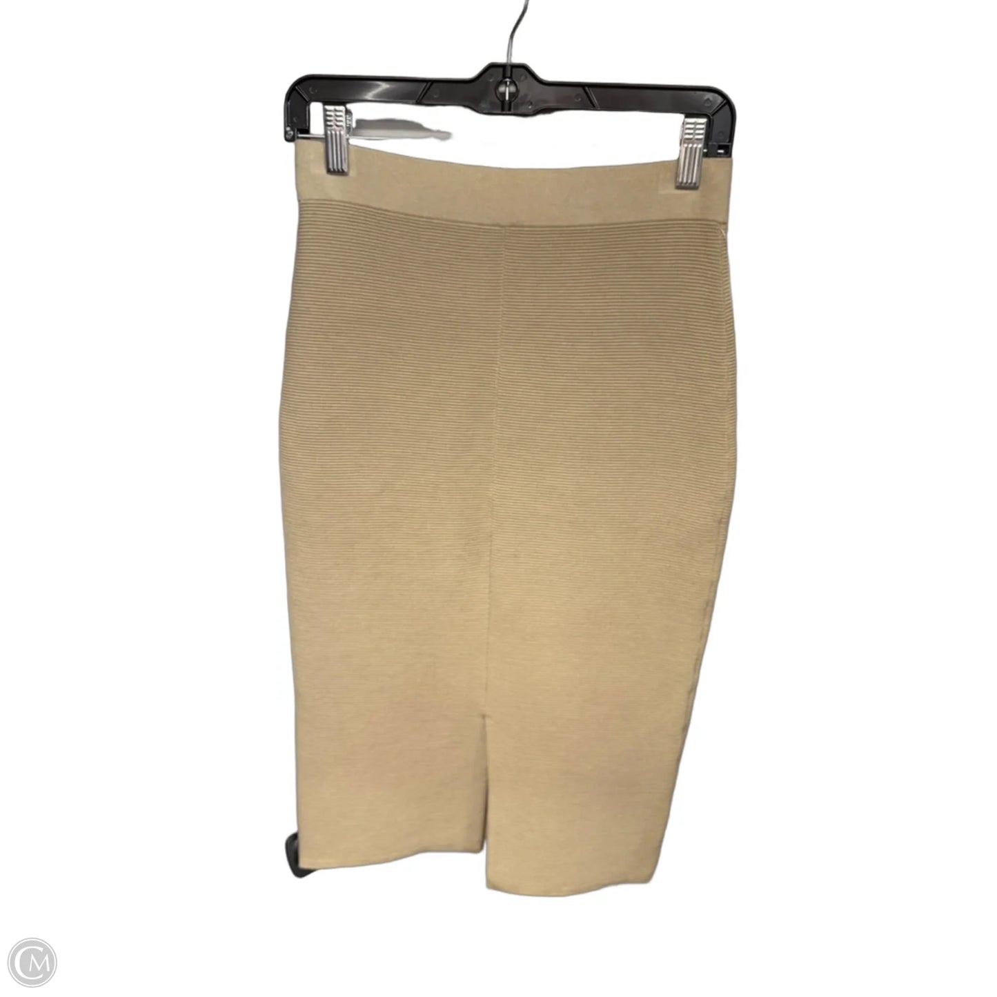 Skirt Midi By Uniqlo In Beige, Size: S