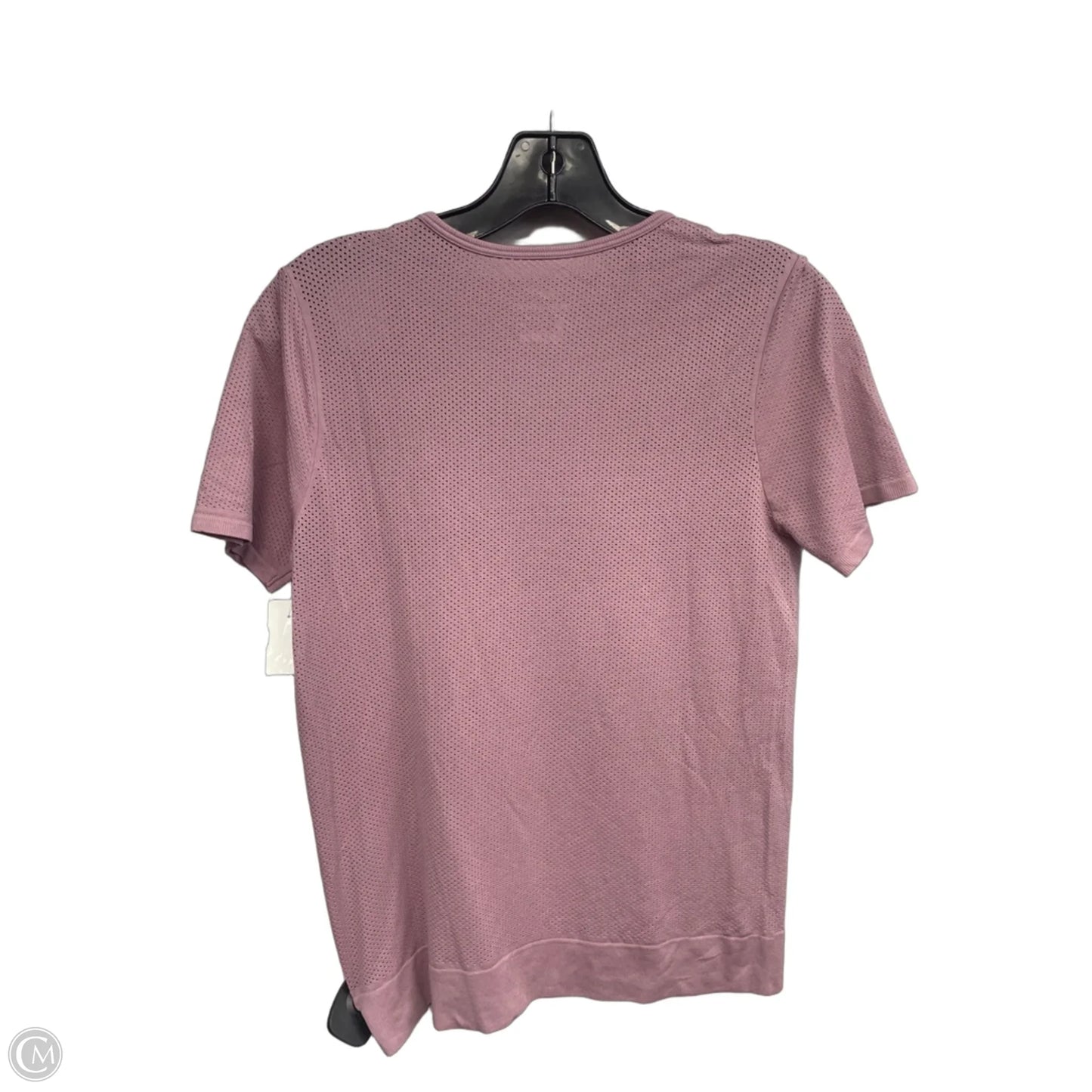 Athletic Top Short Sleeve By Nike In Purple, Size: M