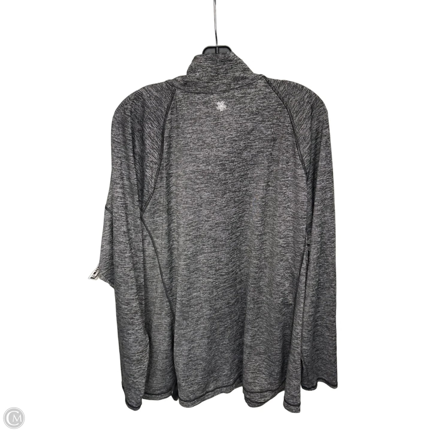 Athletic Jacket By Tek Gear In Grey, Size: 3x