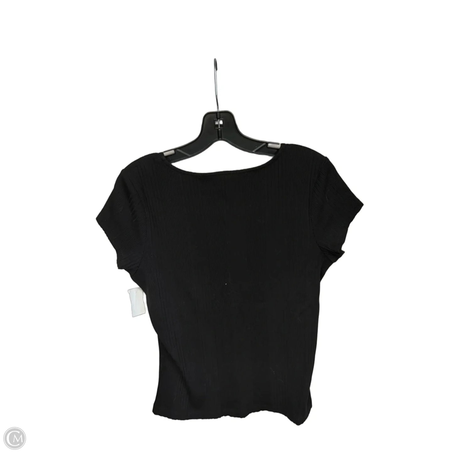 Top Short Sleeve By Rachel Zoe In Black, Size: Xl
