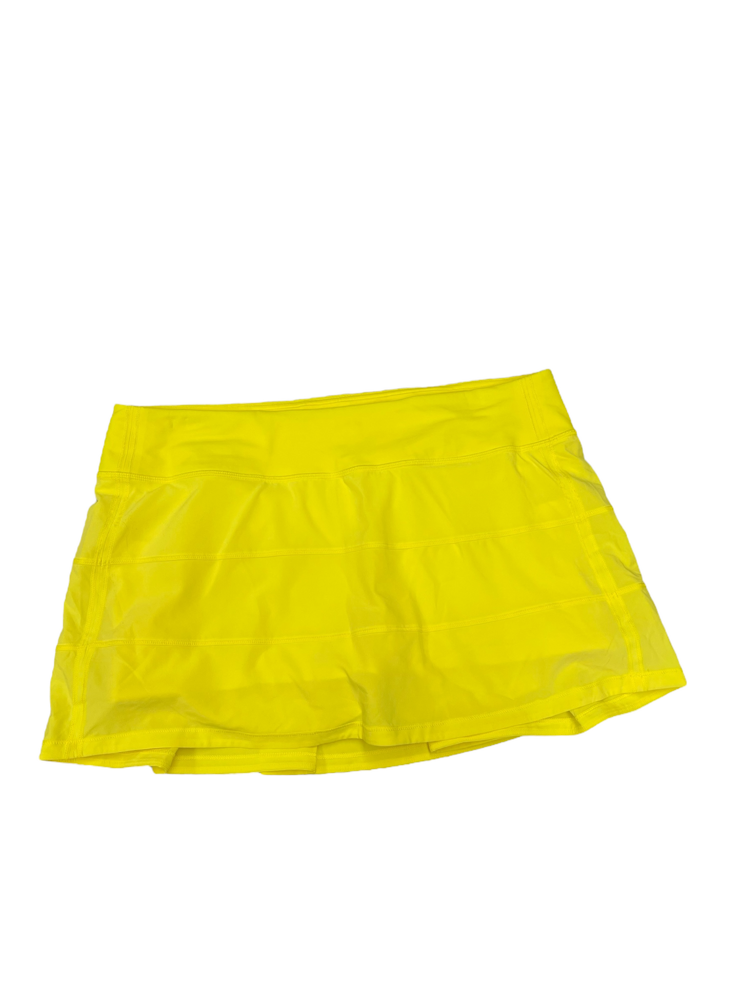 ATHLETIC SKORT by LULULEMON In YELLOW, Size: 10