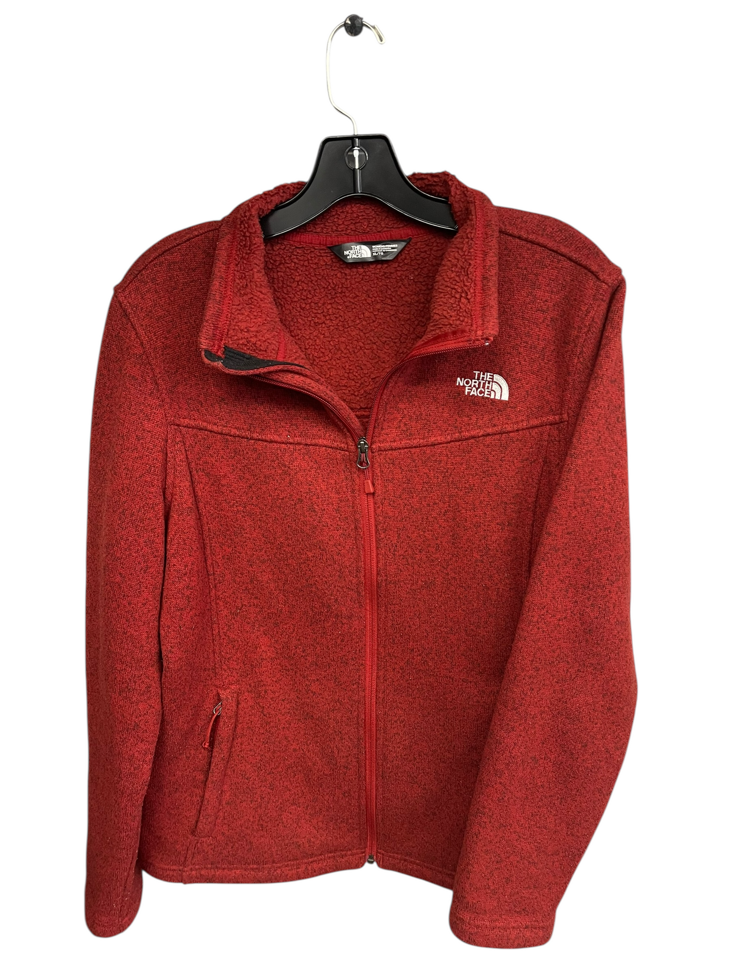 JACKET FLEECE by THE NORTH FACE In RED, Size: XL