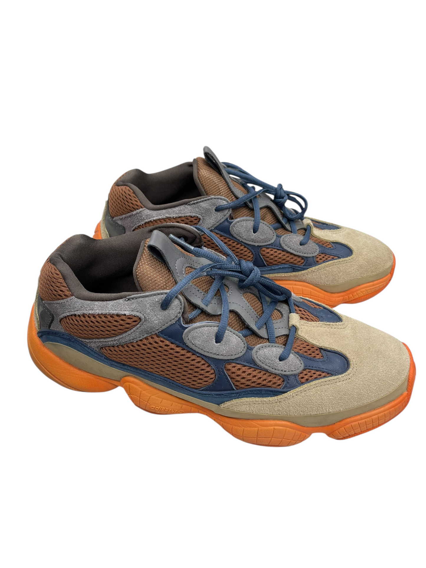SHOES LUXURY DESIGNER by YEEZY In BLUE & ORANGE, Size: 12.5 MENS