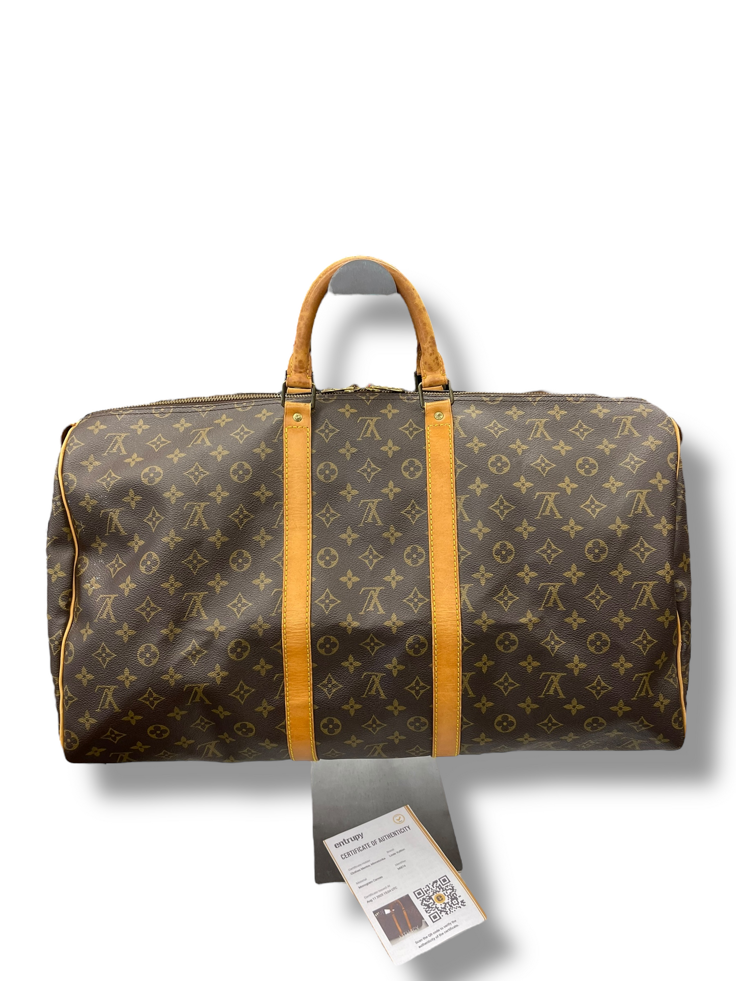 DUFFLE AND WEEKENDER LUXURY DESIGNER by LOUIS VUITTON In BROWN, Size: LARGE