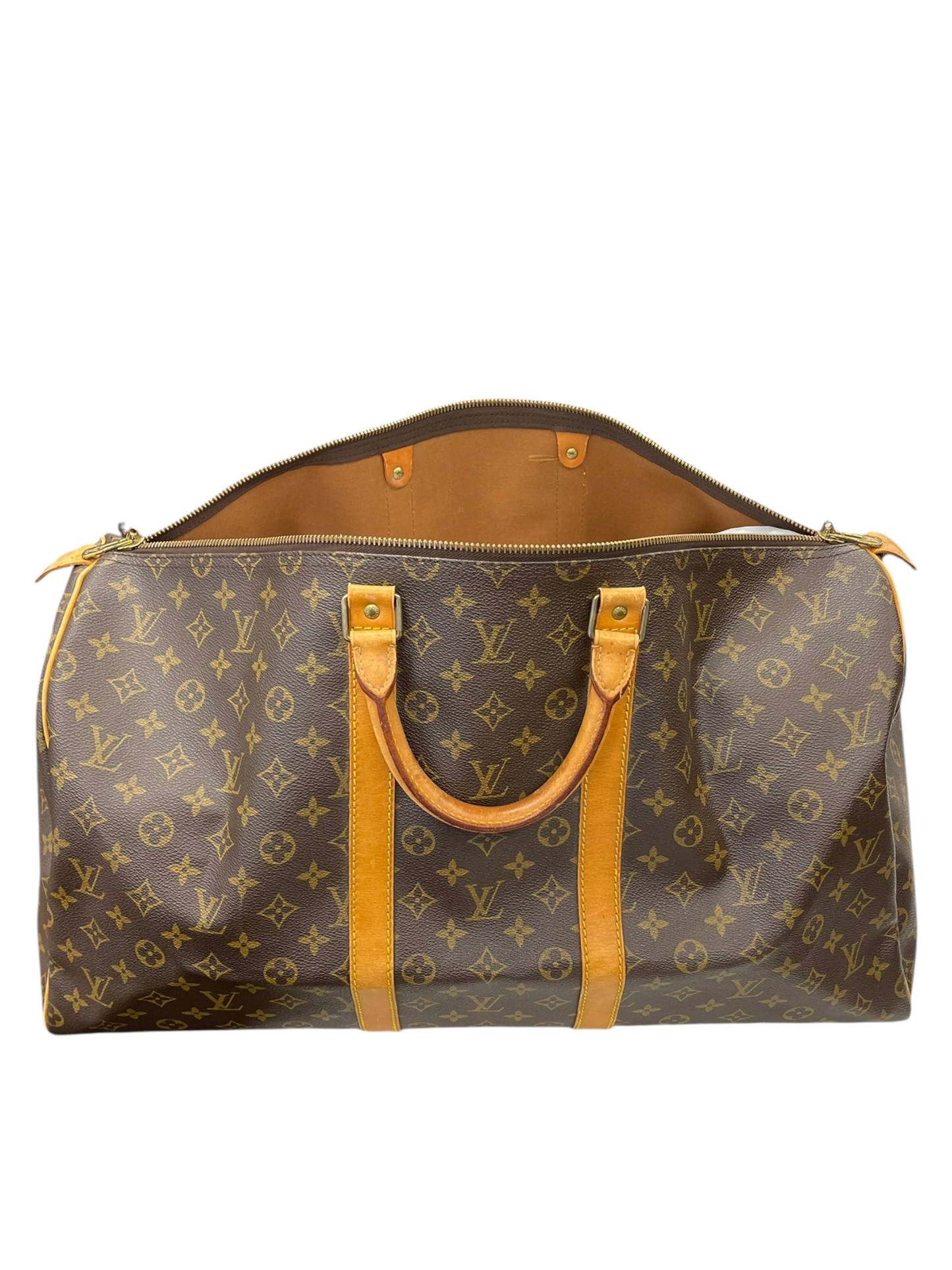 DUFFLE AND WEEKENDER LUXURY DESIGNER by LOUIS VUITTON In BROWN, Size: LARGE