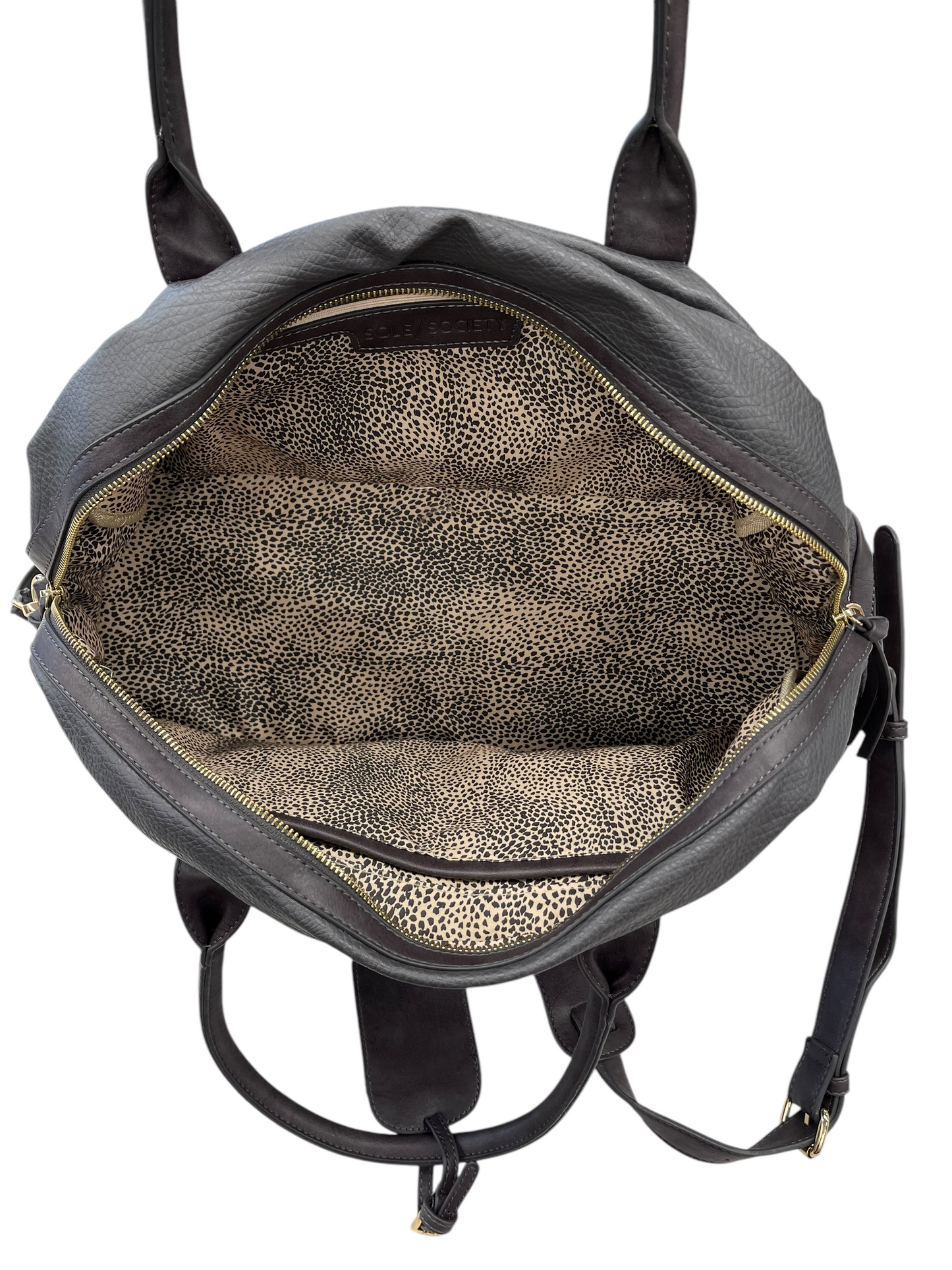 DUFFLE AND WEEKENDER by SOLE SOCIETY In GREY, Size: LARGE
