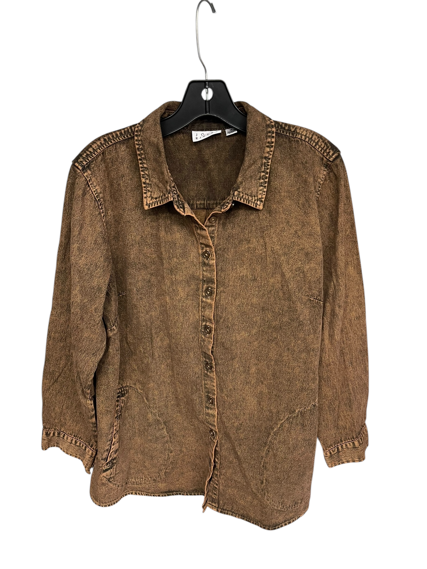 TOP LS by JOAN RIVERS In BROWN, Size: LP