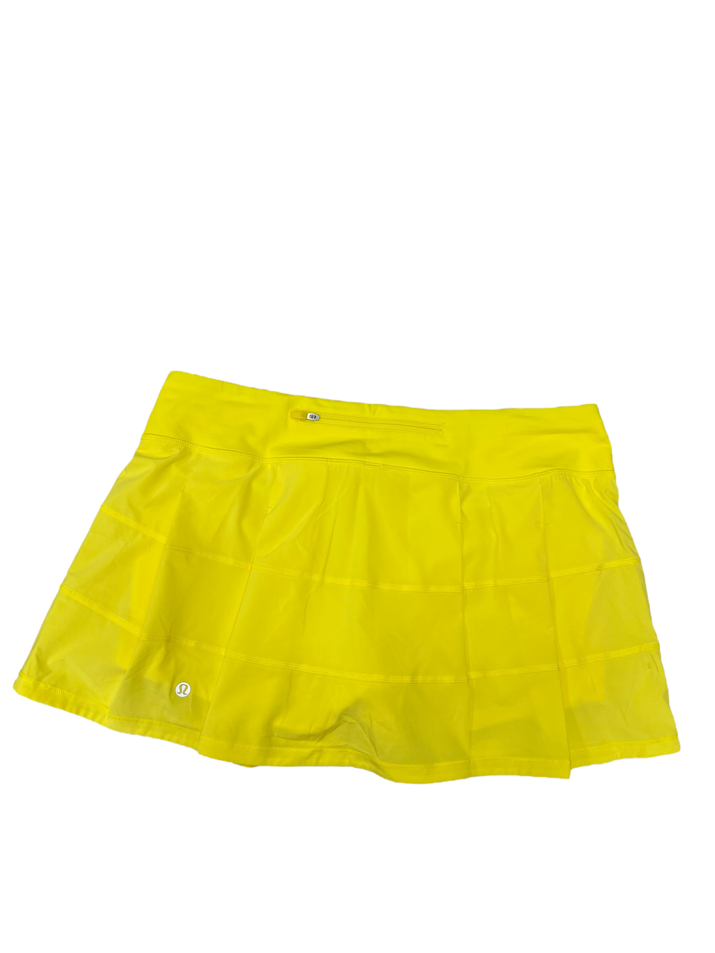 ATHLETIC SKORT by LULULEMON In YELLOW, Size: 10