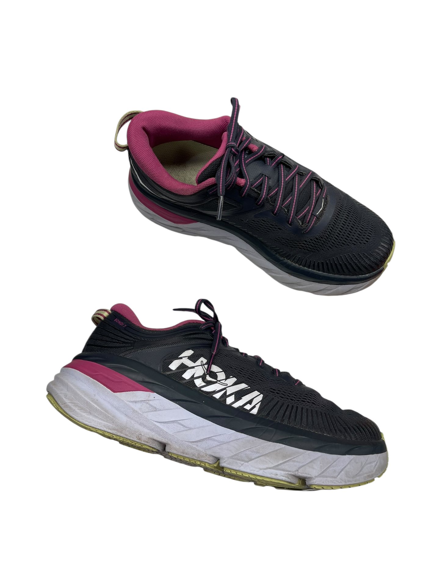 SHOES ATHLETIC by HOKA In BLACK & PURPLE, Size: 8