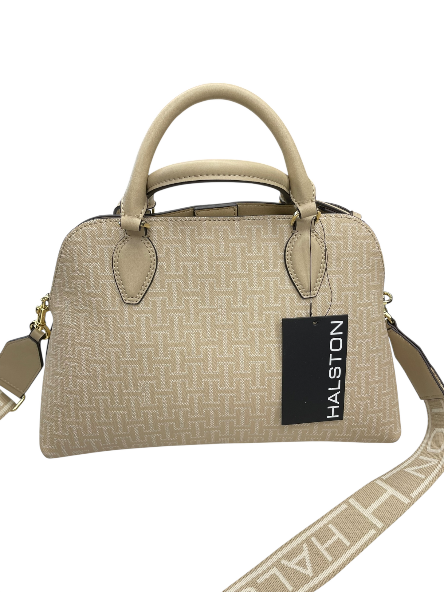 CROSSBODY DESIGNER by HALSTON In TAN, Size: MEDIUM