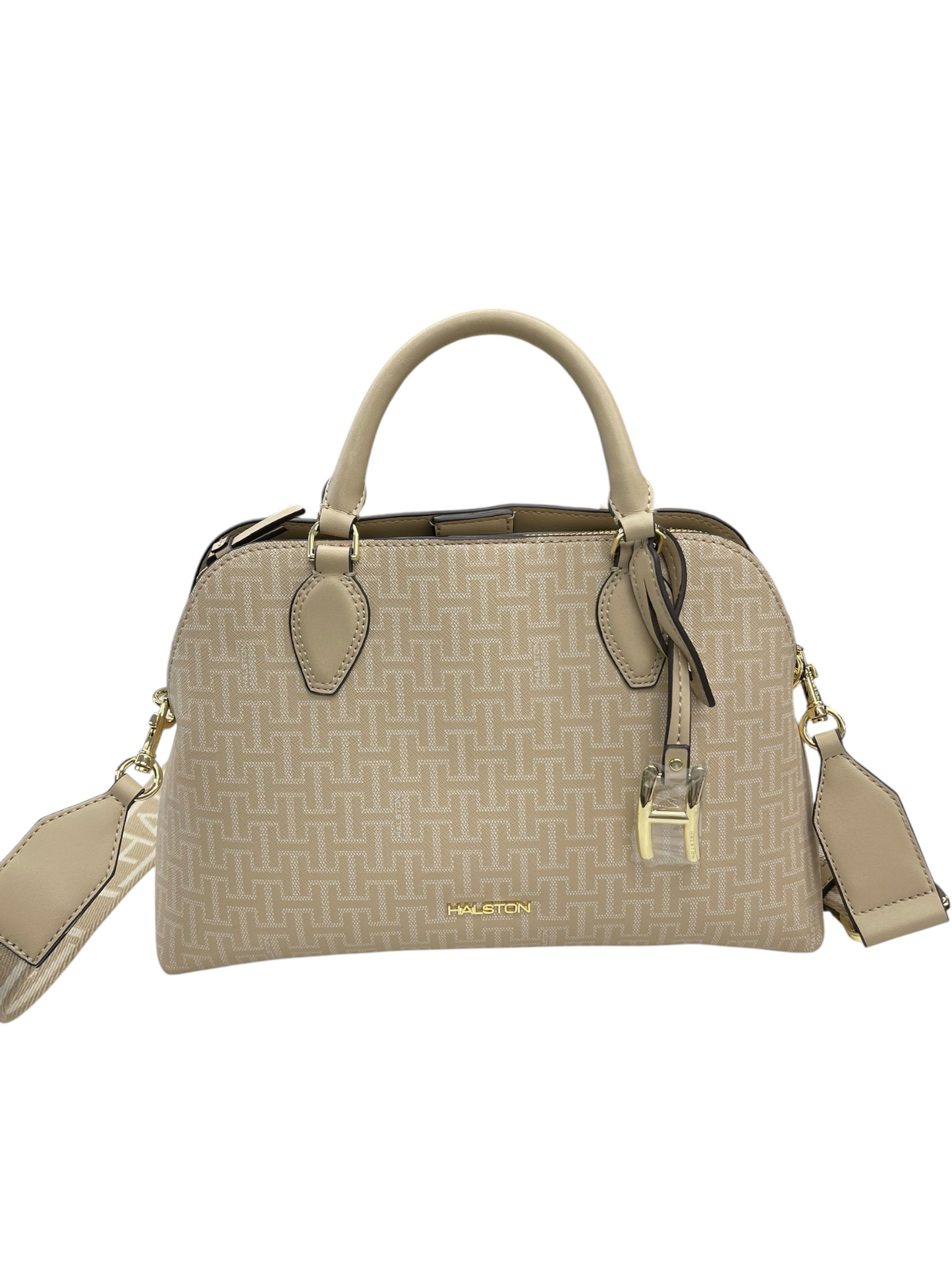 CROSSBODY DESIGNER by HALSTON In TAN, Size: MEDIUM