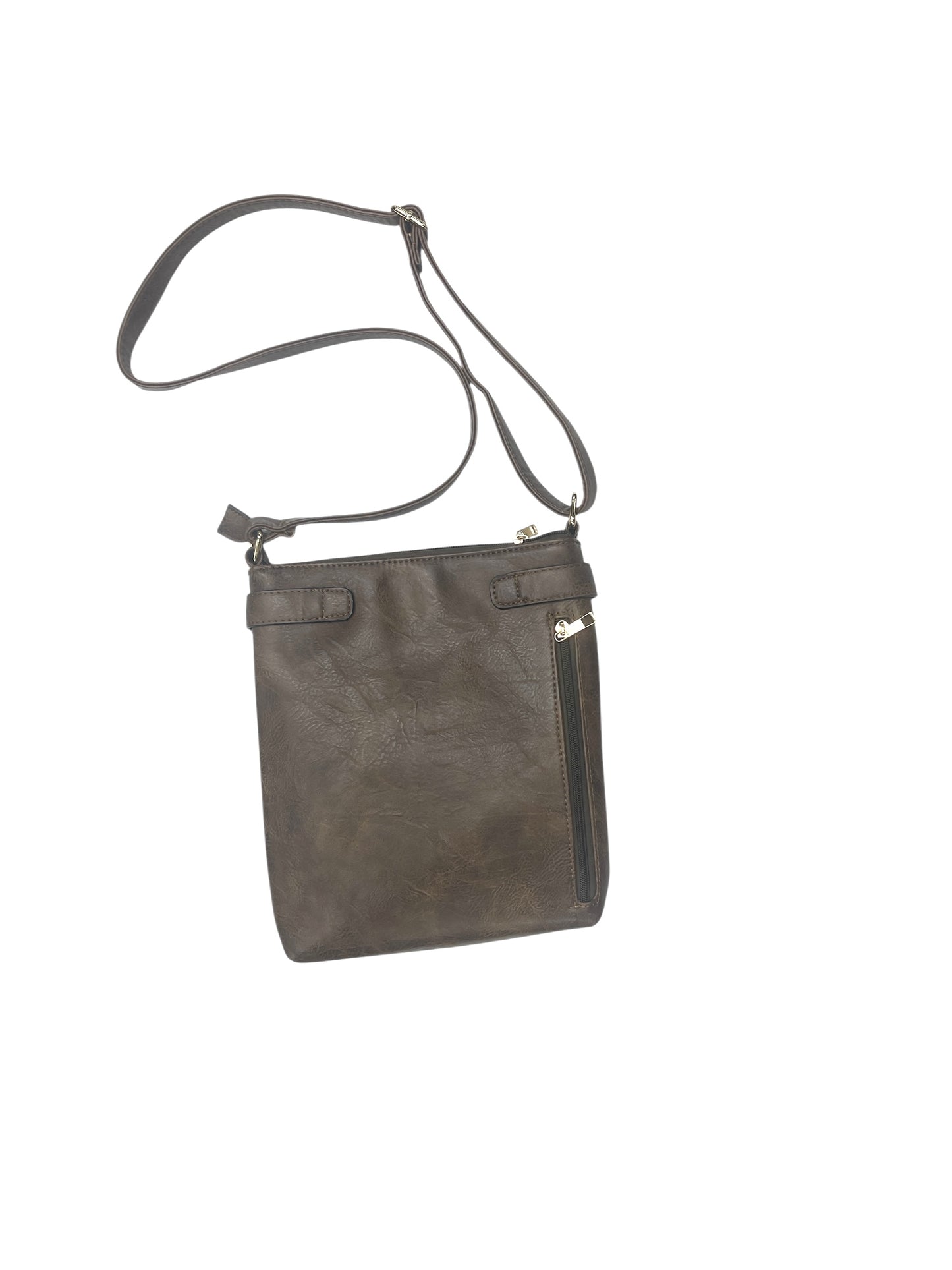 CROSSBODY by CLOTHES MENTOR In BROWN, Size: MEDIUM