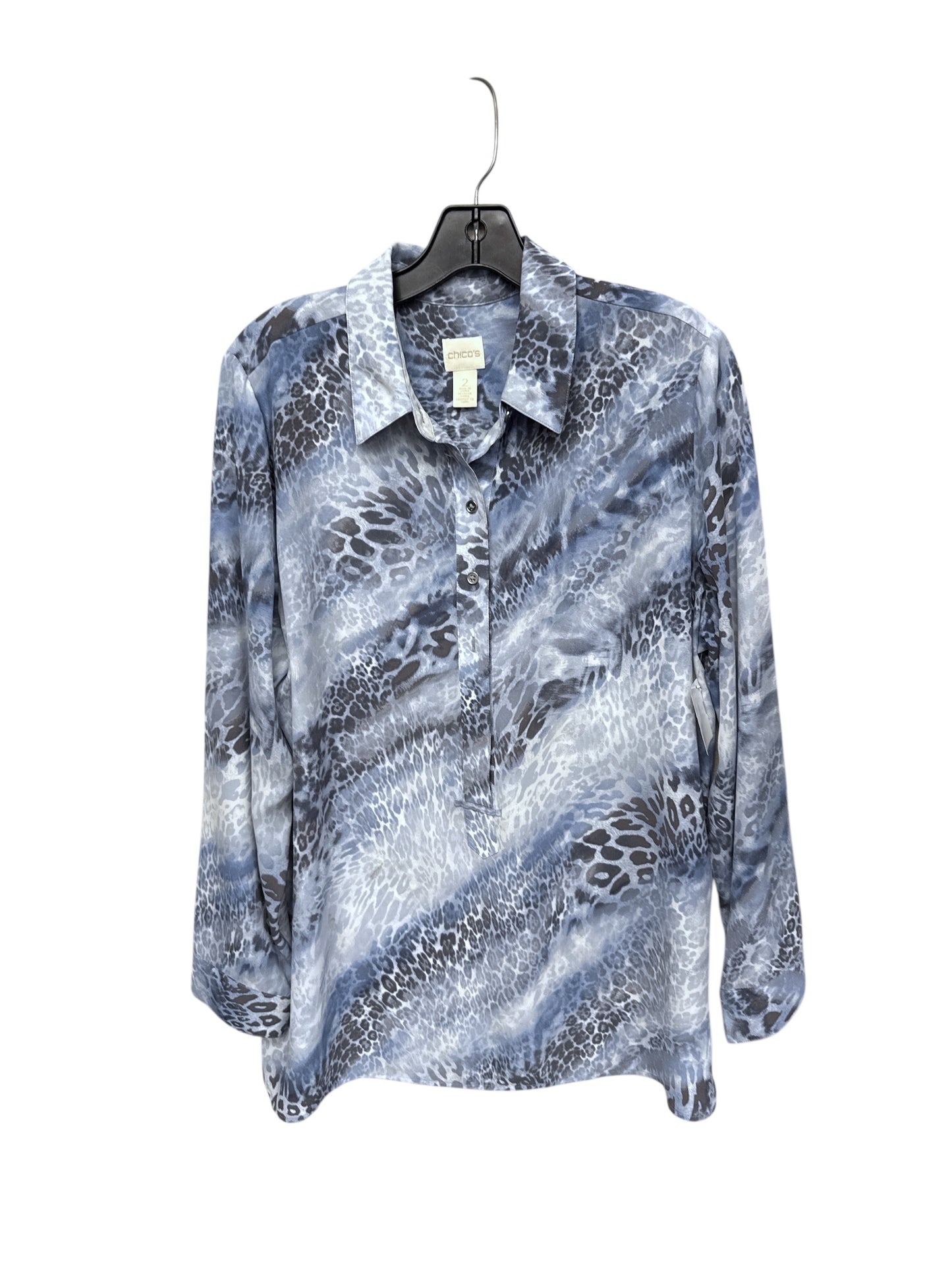 TOP LS by CHICOS In BLUE, Size: L