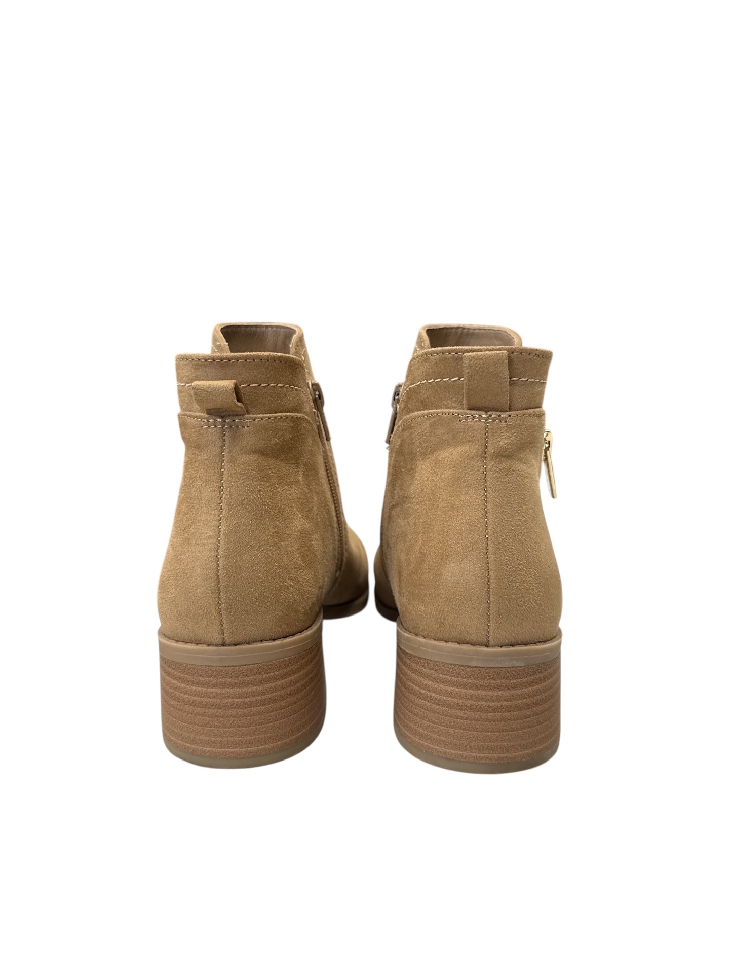 BOOTS ANKLE HEELS by LC LAUREN CONRAD In BROWN, Size: 8.5