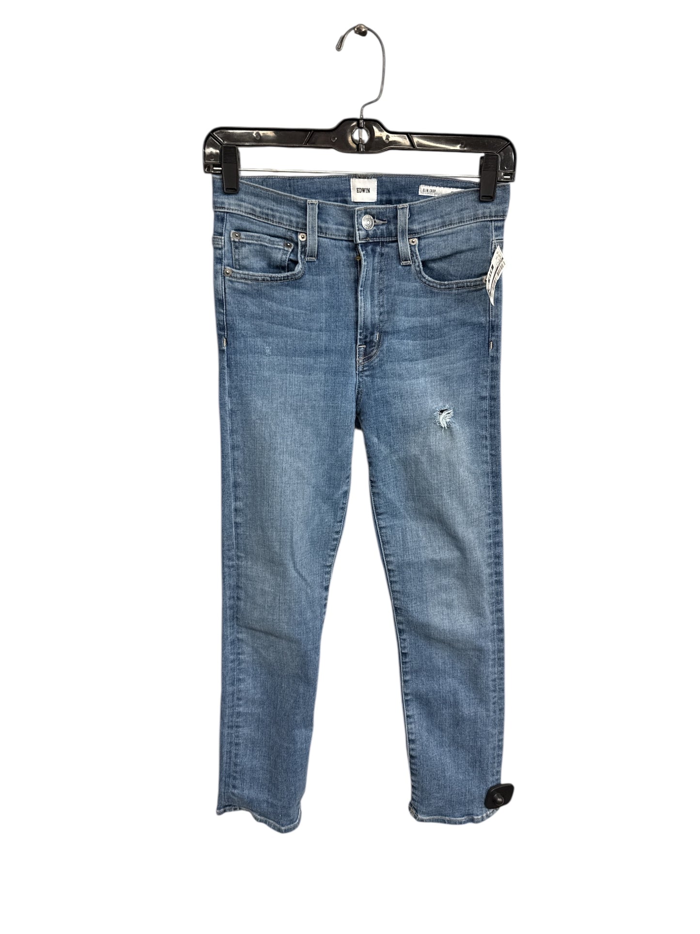 JEANS STRAIGHT by EDWIN In BLUE DENIM, Size: XS