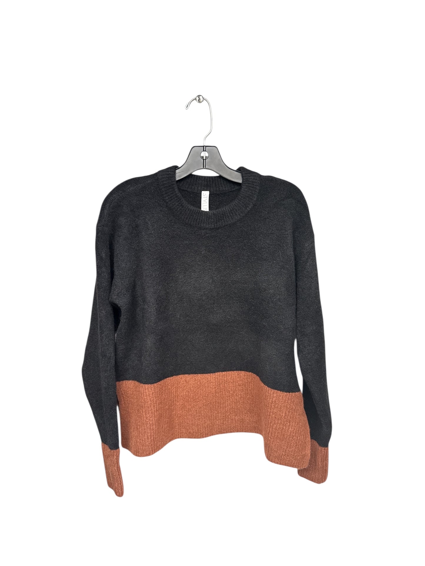 SWEATER by STYLUS In BLACK & BROWN, Size: S