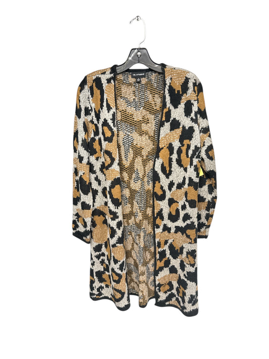 SWEATER CARDIGAN by IN STUDIO In ANIMAL PRINT, Size: S