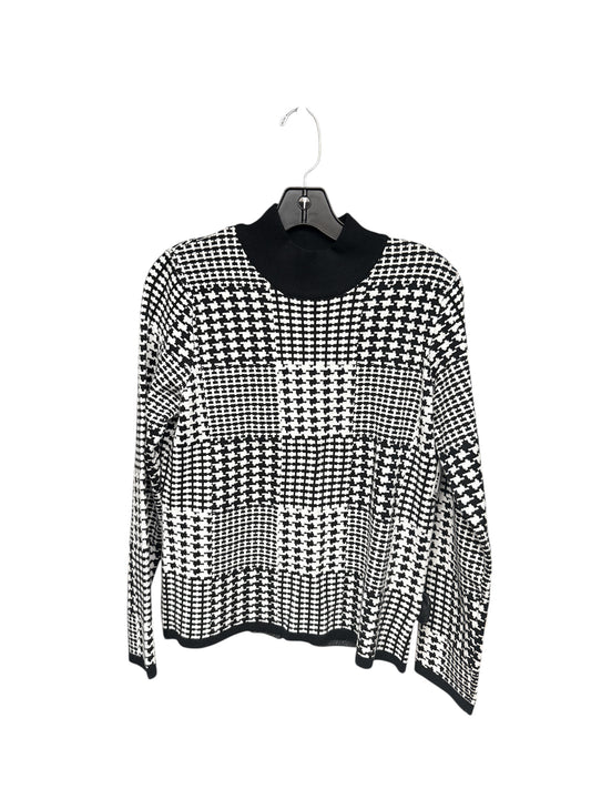 SWEATER by JOSEPH A. In BLACK & WHITE, Size: L