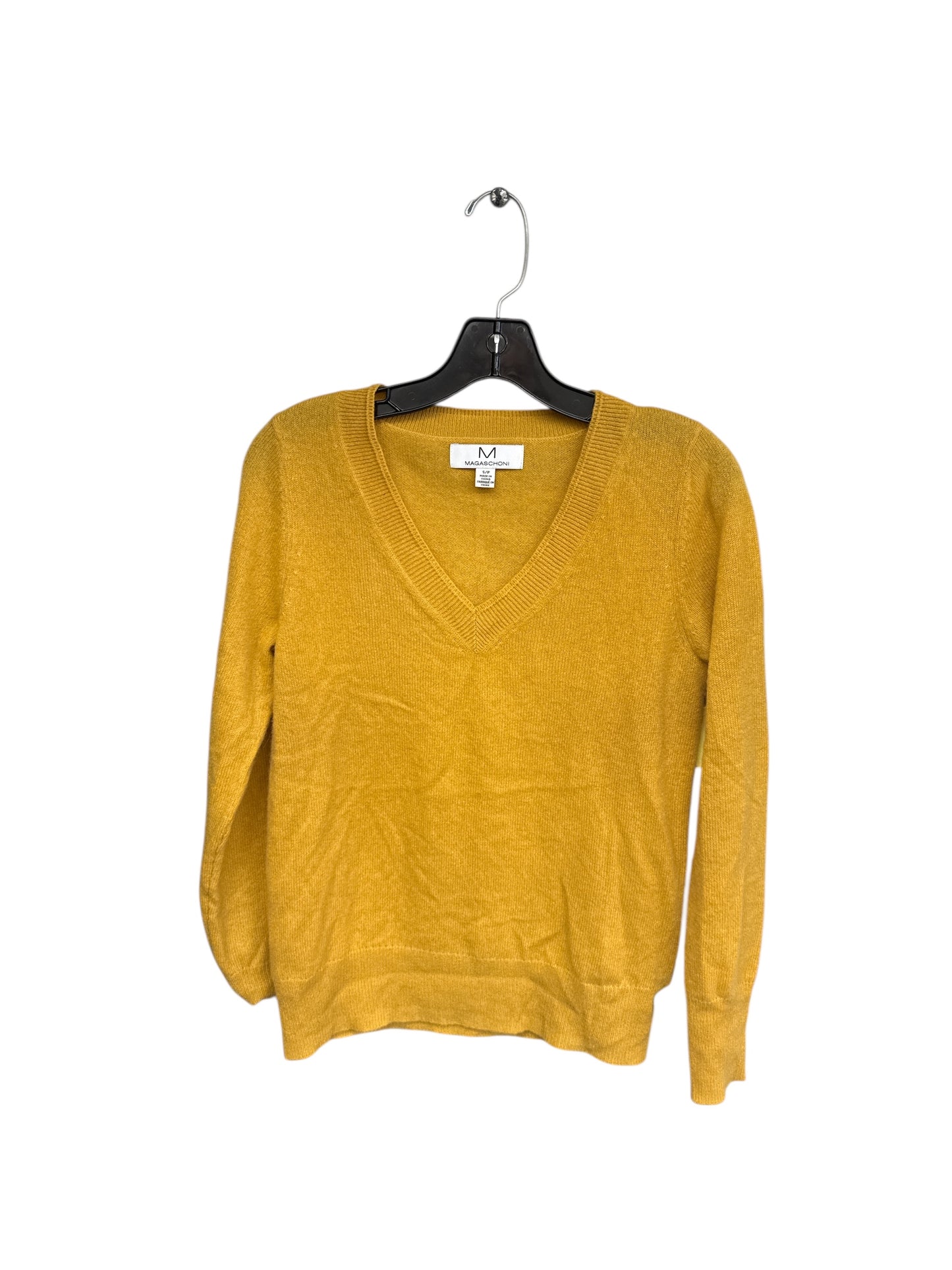 SWEATER CASHMERE by MAGASCHONI In YELLOW, Size: S