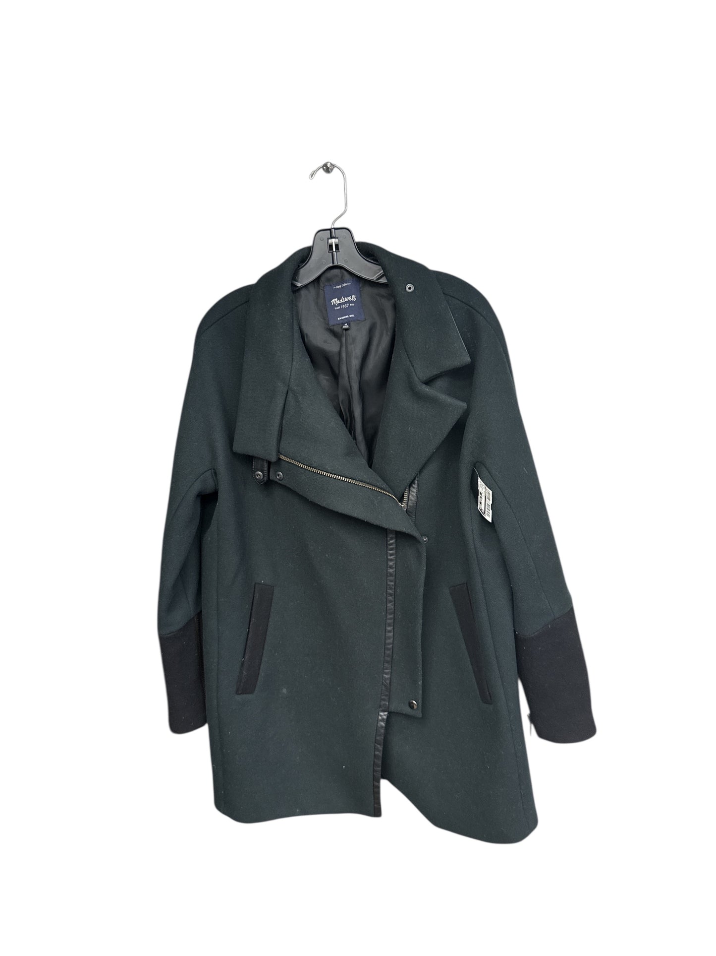 COAT PEACOAT by MADEWELL In BLACK, Size: 10