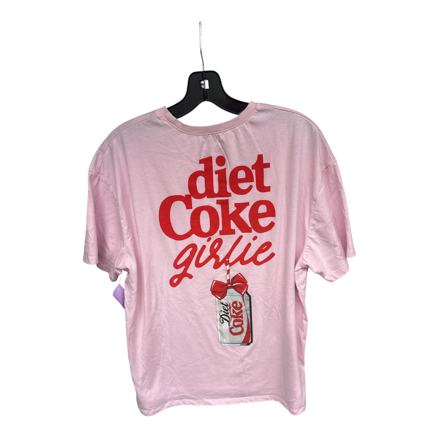 Top Short Sleeve By Clothes Mentor In Pink & Red, Size: S