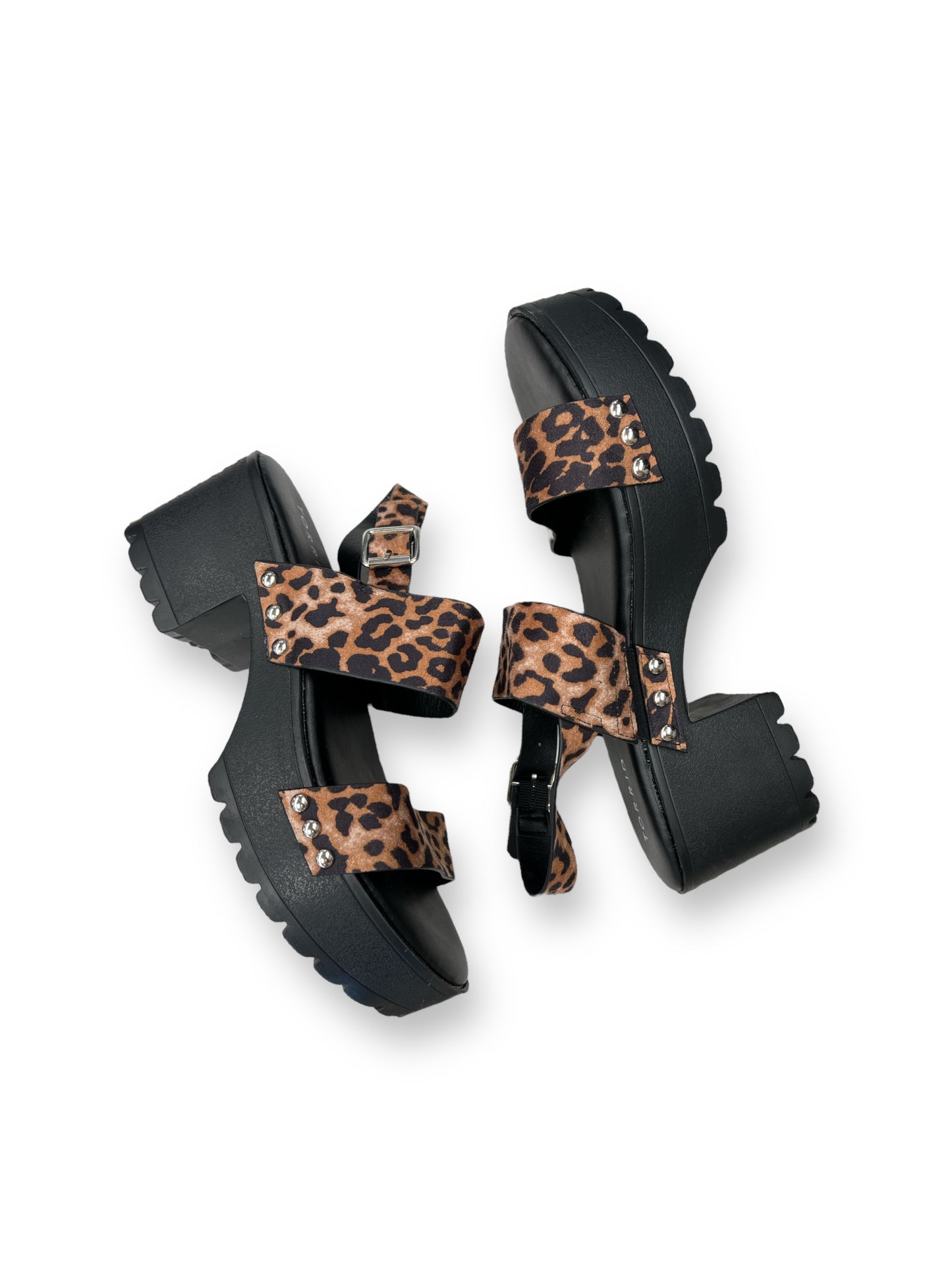 Sandals Heels Block By Torrid Size: 10