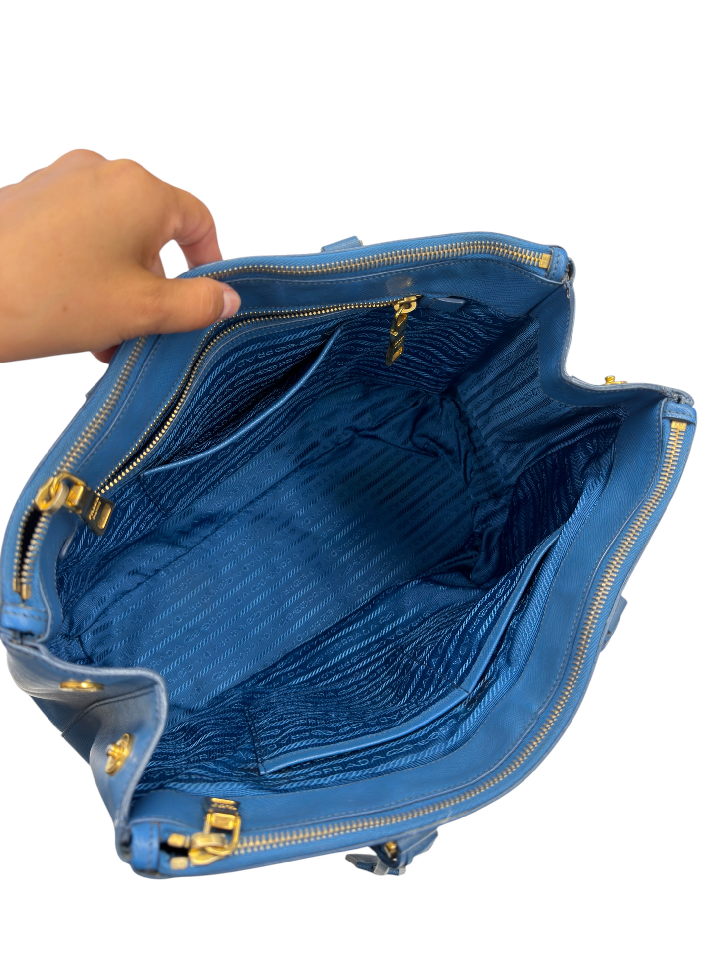 Handbag Luxury Designer By Prada, Size: Large