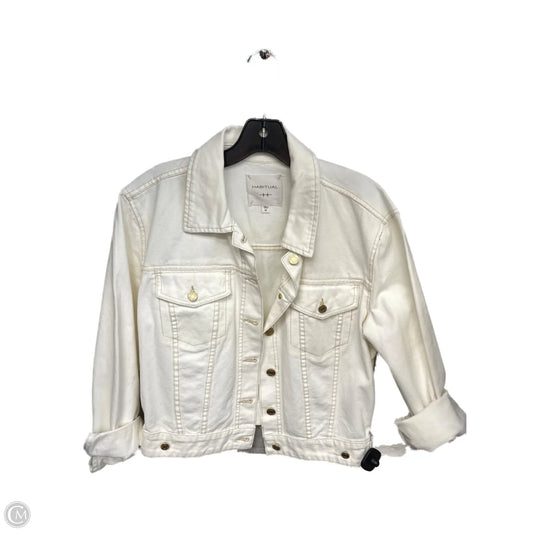 Jacket Denim By Habitual In Cream, Size: M