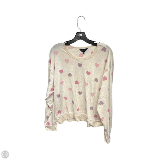 Top Long Sleeve By Rachel Roy In Beige, Size: L