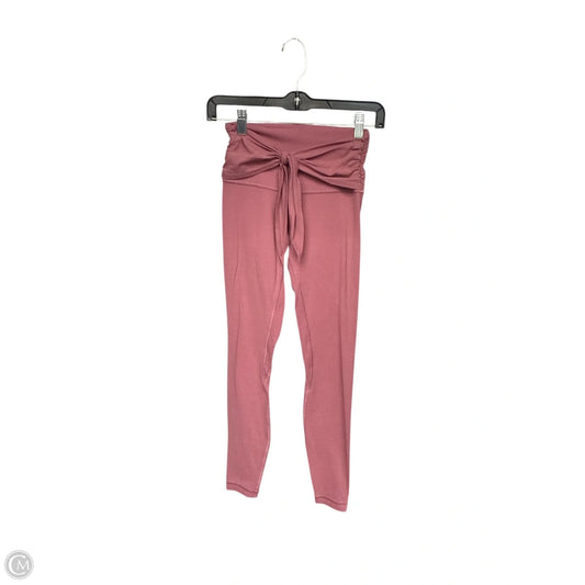 Athletic Leggings By Lululemon In Pink, Size: 4