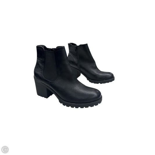 Boots Ankle Heels By Clothes Mentor In Black, Size: 11