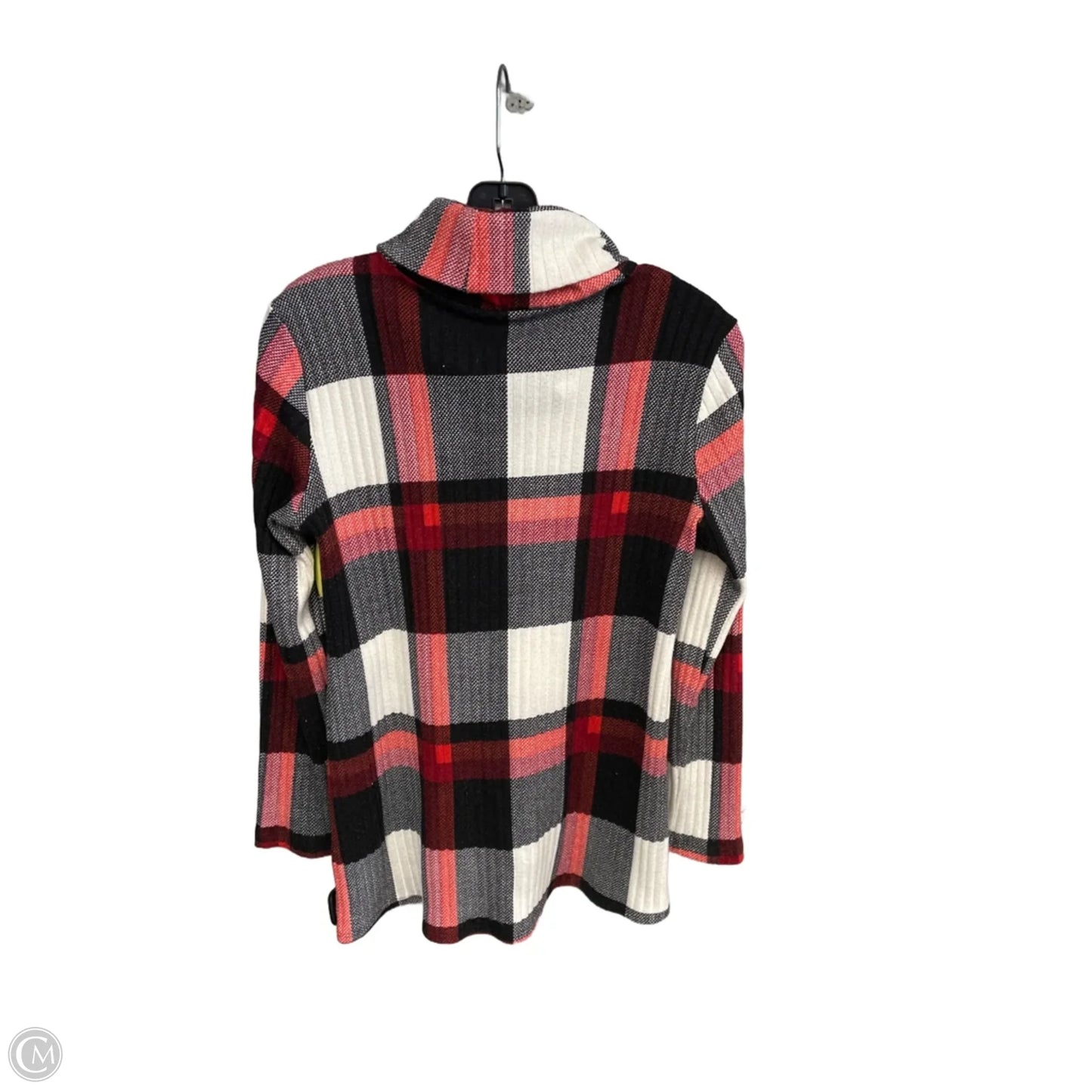 Top Long Sleeve By Clothes Mentor In Plaid Pattern, Size: S