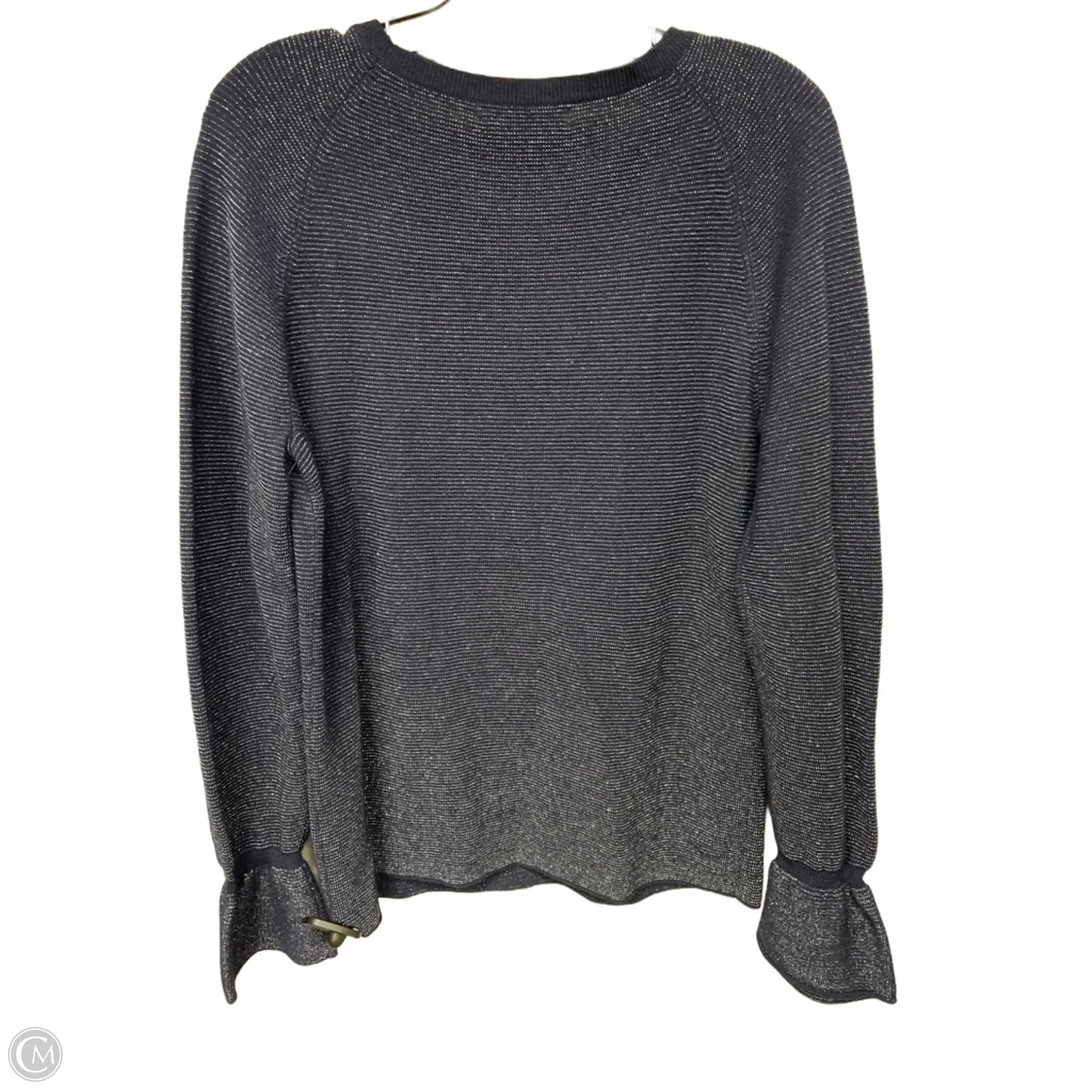 Sweater By Banana Republic In Blue & Silver, Size: M