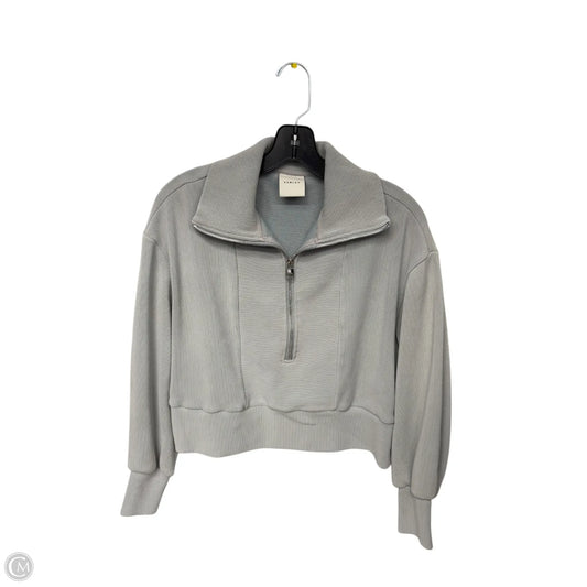 Sweatshirt Collar By Varley In Grey, Size: S