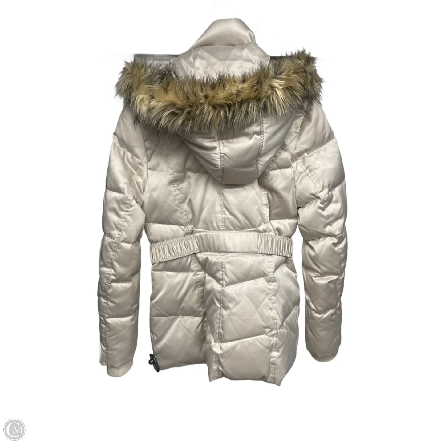 Jacket Puffer & Quilted By Dkny In Gold, Size: M