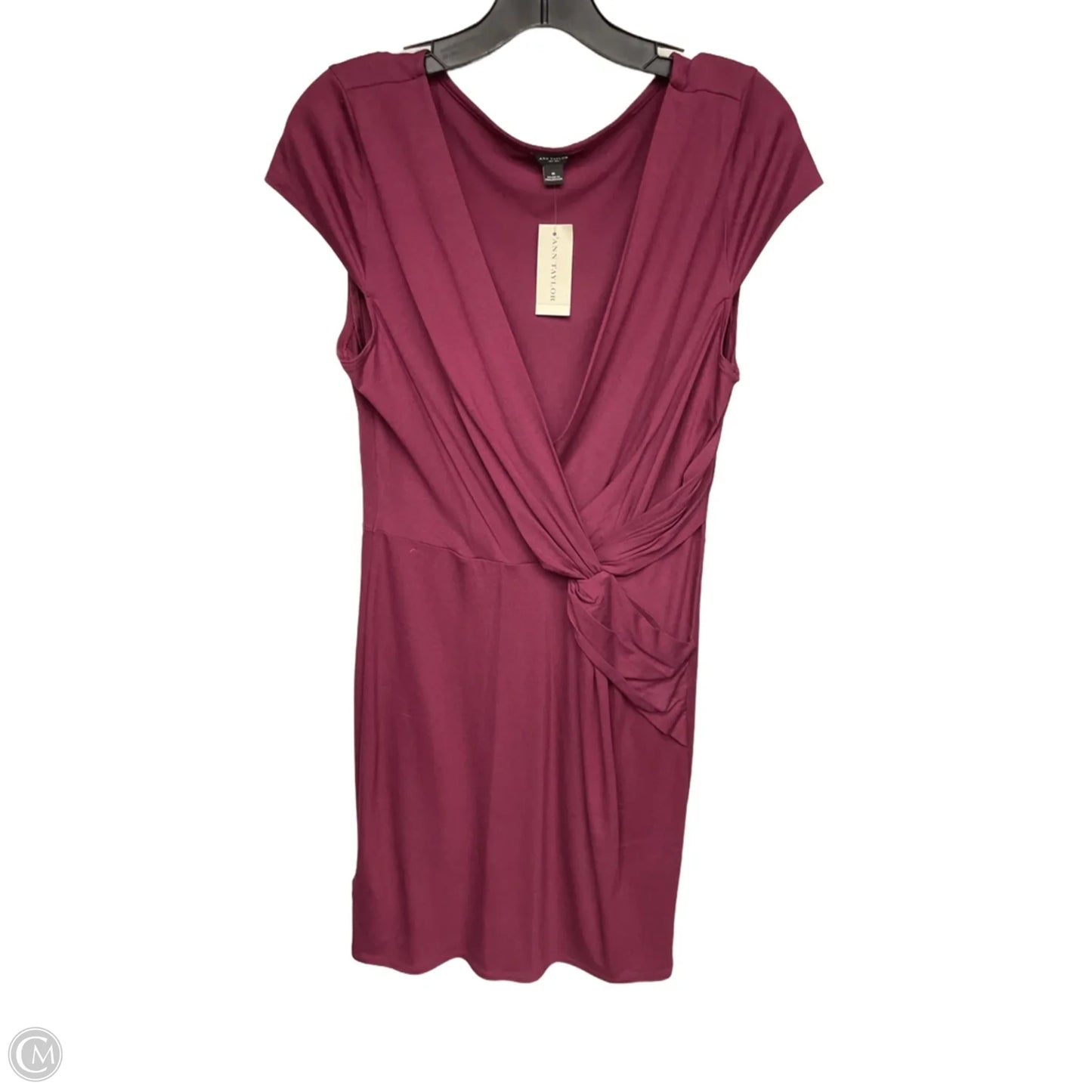 Dress Casual Midi By Ann Taylor In Maroon, Size: 8