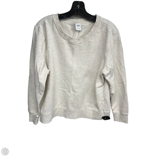 Sweatshirt Crewneck By Amazon Essentials In Beige, Size: L